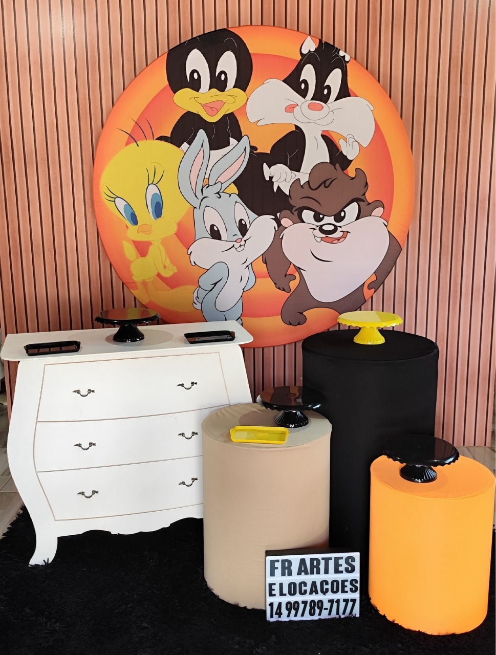 Baby Loney Tunes Laranja - Prata - FR artes