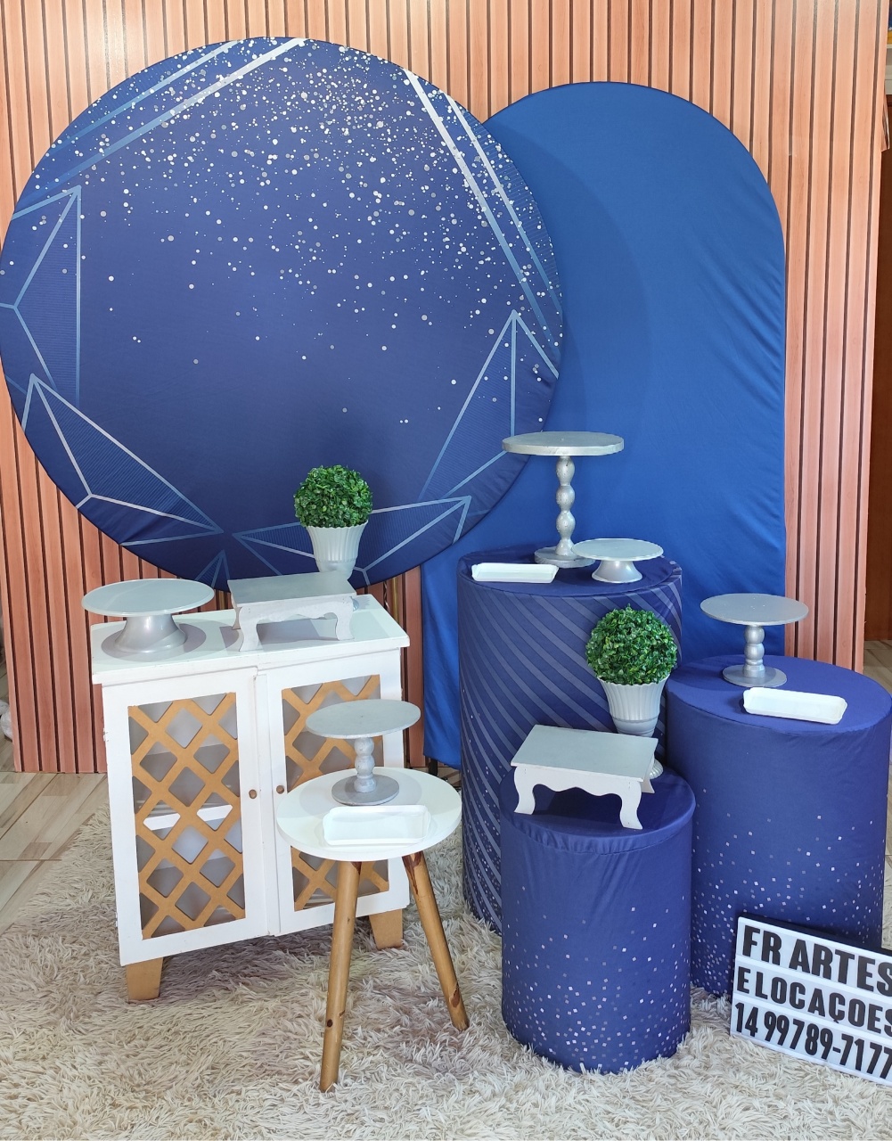 Azul E Prata - Completo - FR artes