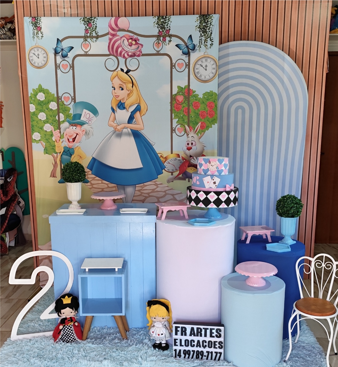 Alice No Pais das Maravilhas - Completo (Inclui Numero Mdf E Bolo) - FR artes