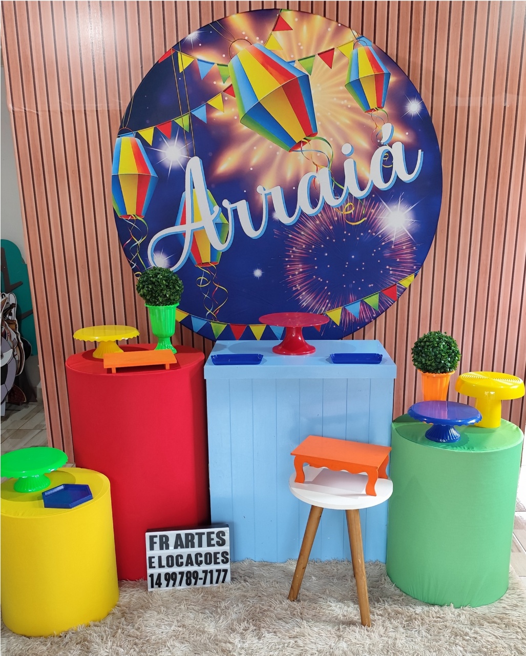 Arraiá Colorido - Ouro - FR artes