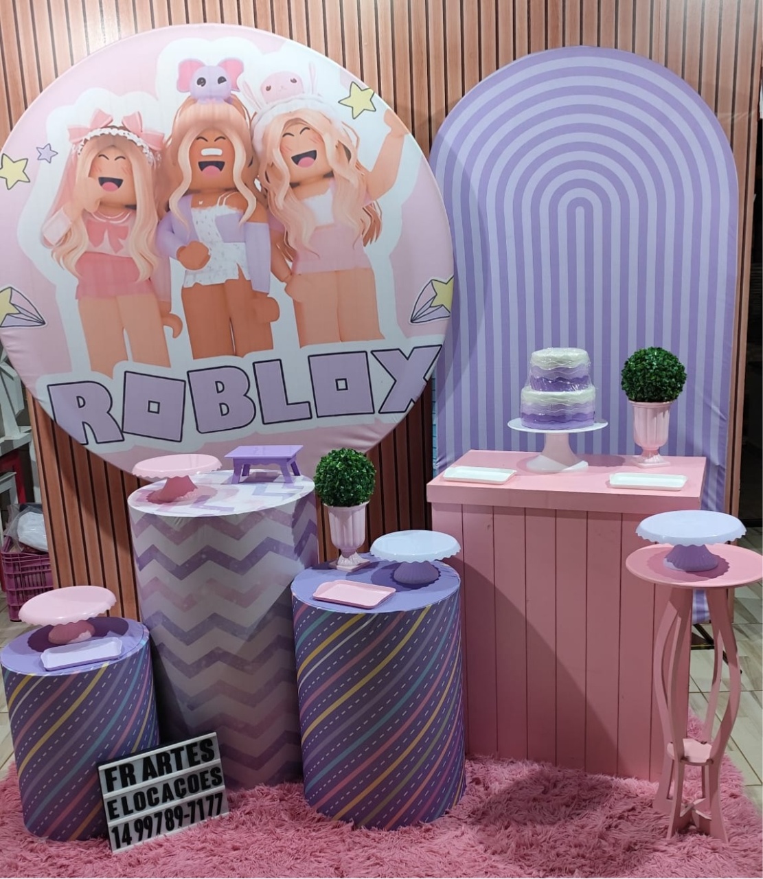Roblox Rosa - Completo - FR artes
