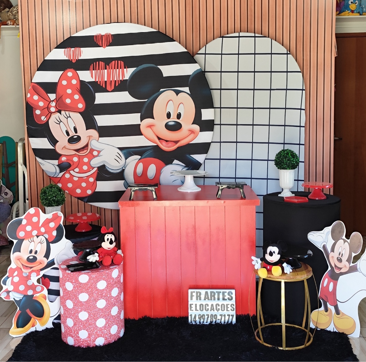 Minnie E Mickey -  Completo (Incluir Pelucias) - FR artes