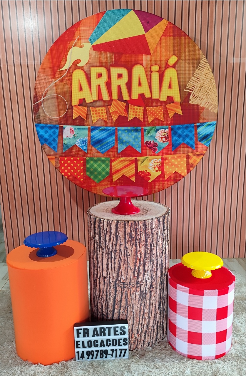 Arraiá Laranja - Bronze - FR artes