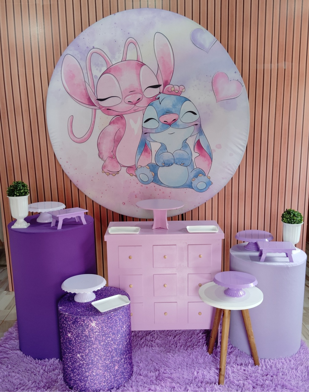 Stitch E Angel 2 - Ouro - FR artes