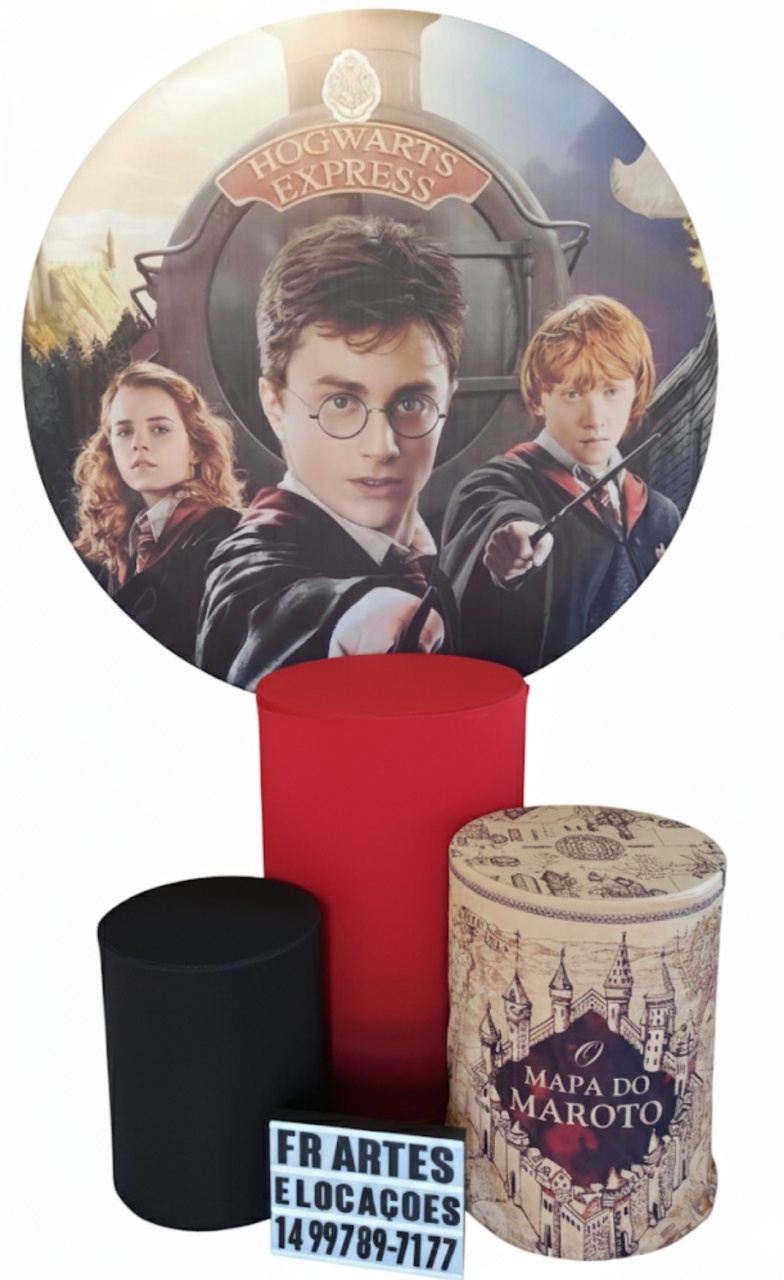 Jogo de Capa (Painel + Cilindros) Harry Potter - FR artes
