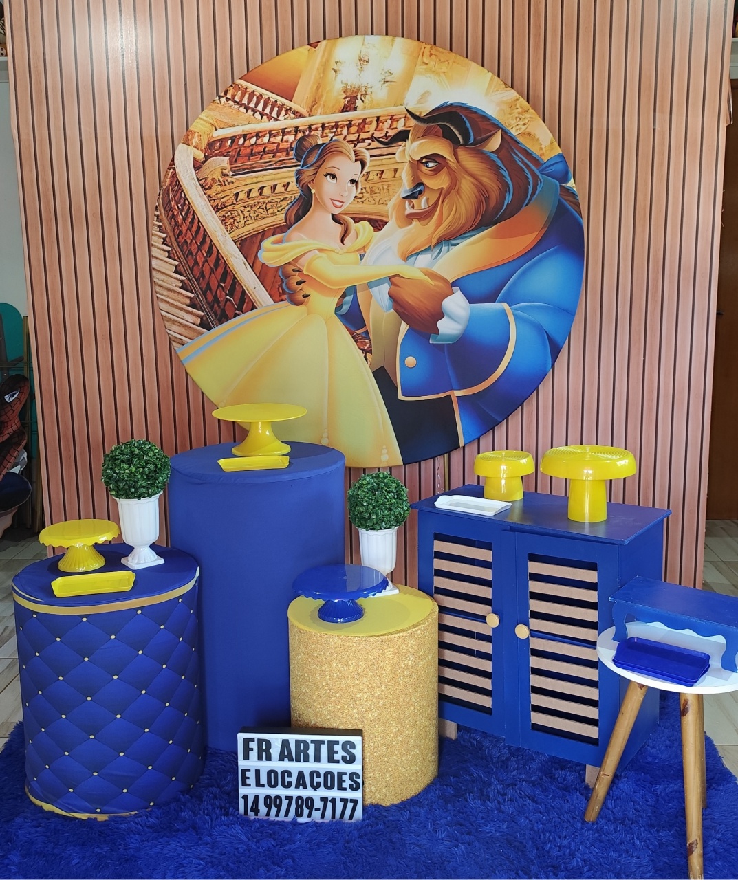 Bela E A Fera - Ouro - FR artes