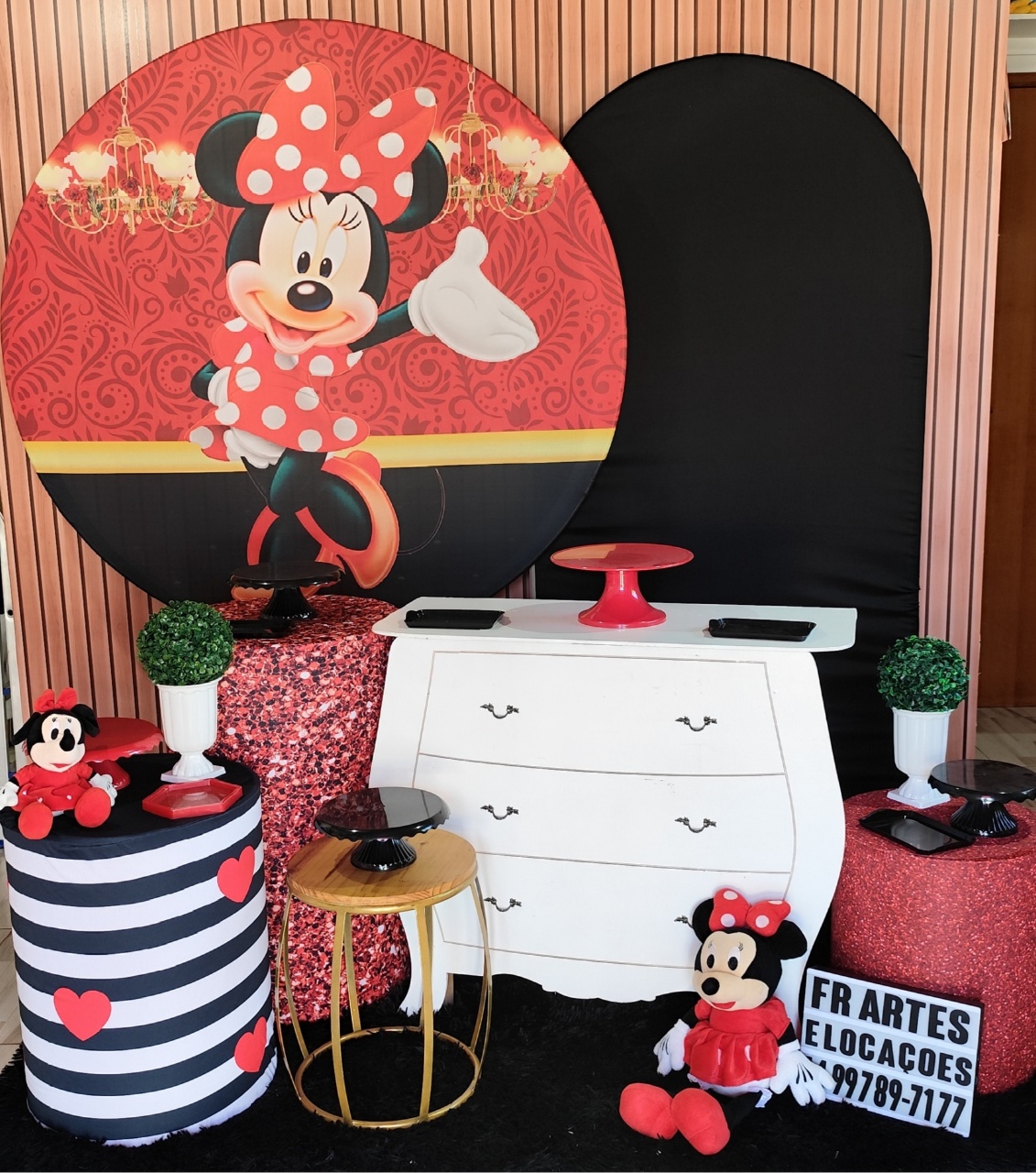 Minnie Vermelha 2 -  Completo (Incluir Pelucia)  - FR artes