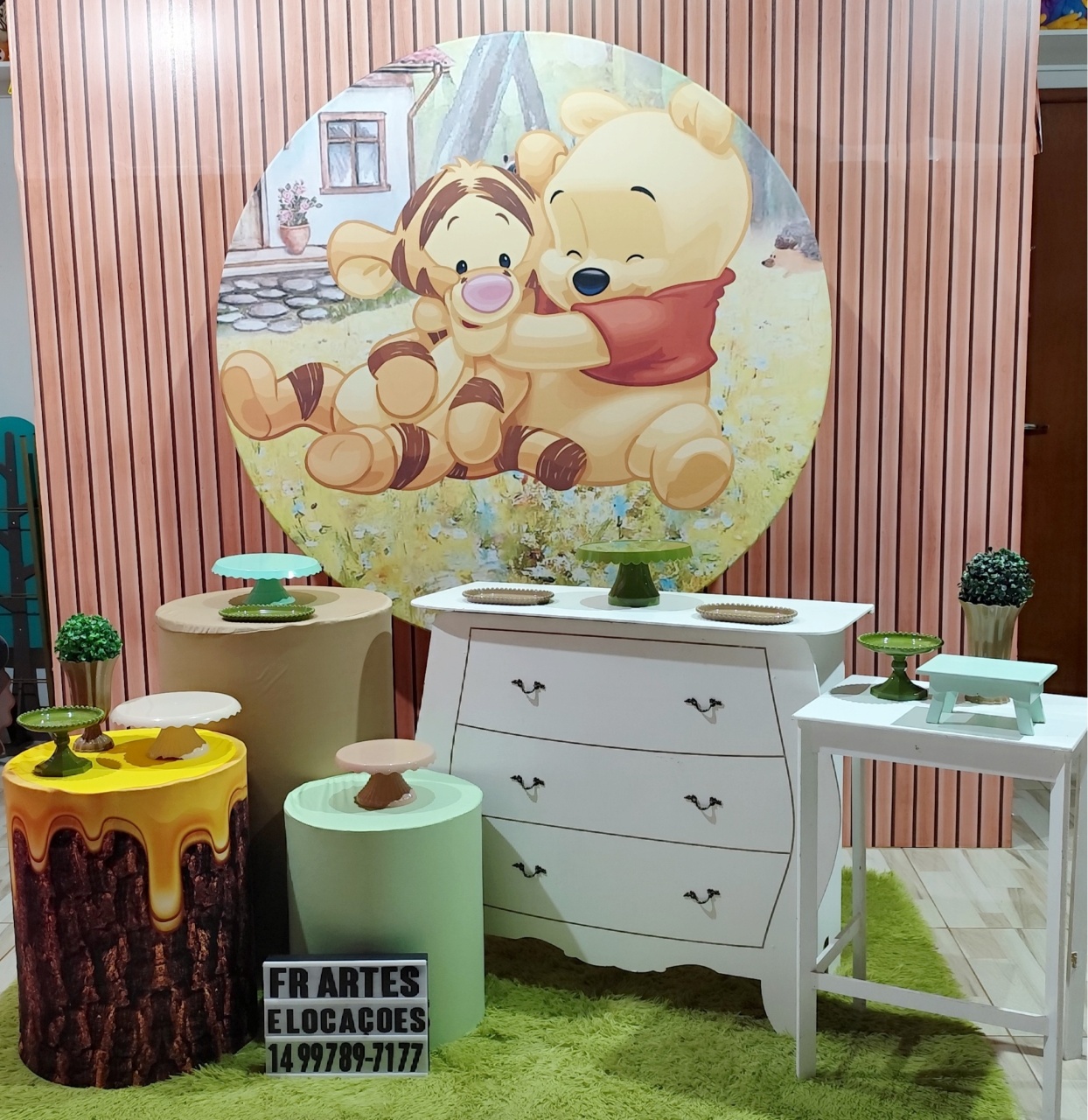 Ursinho Pooh -  Ouro - FR artes