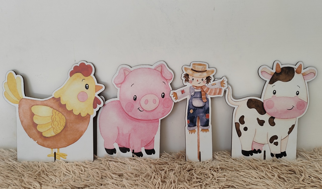 Display de Mesa Fazendinha - FR artes