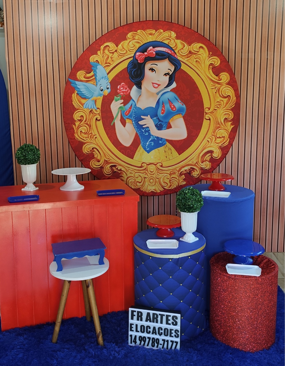 Branca de Neve -  Ouro - FR artes