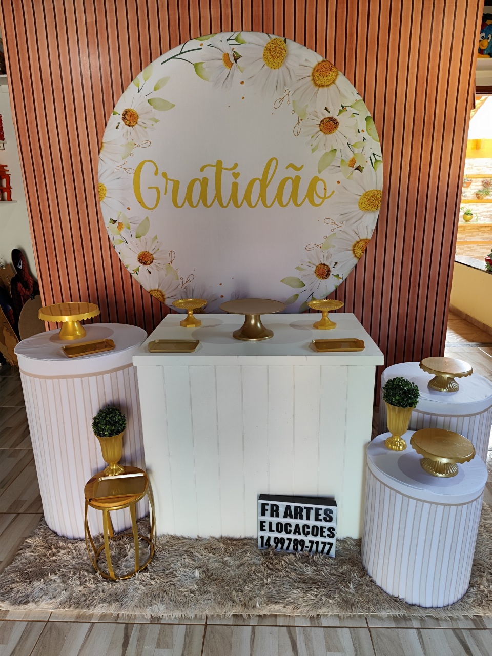 Gratidão  - Ouro - FR artes