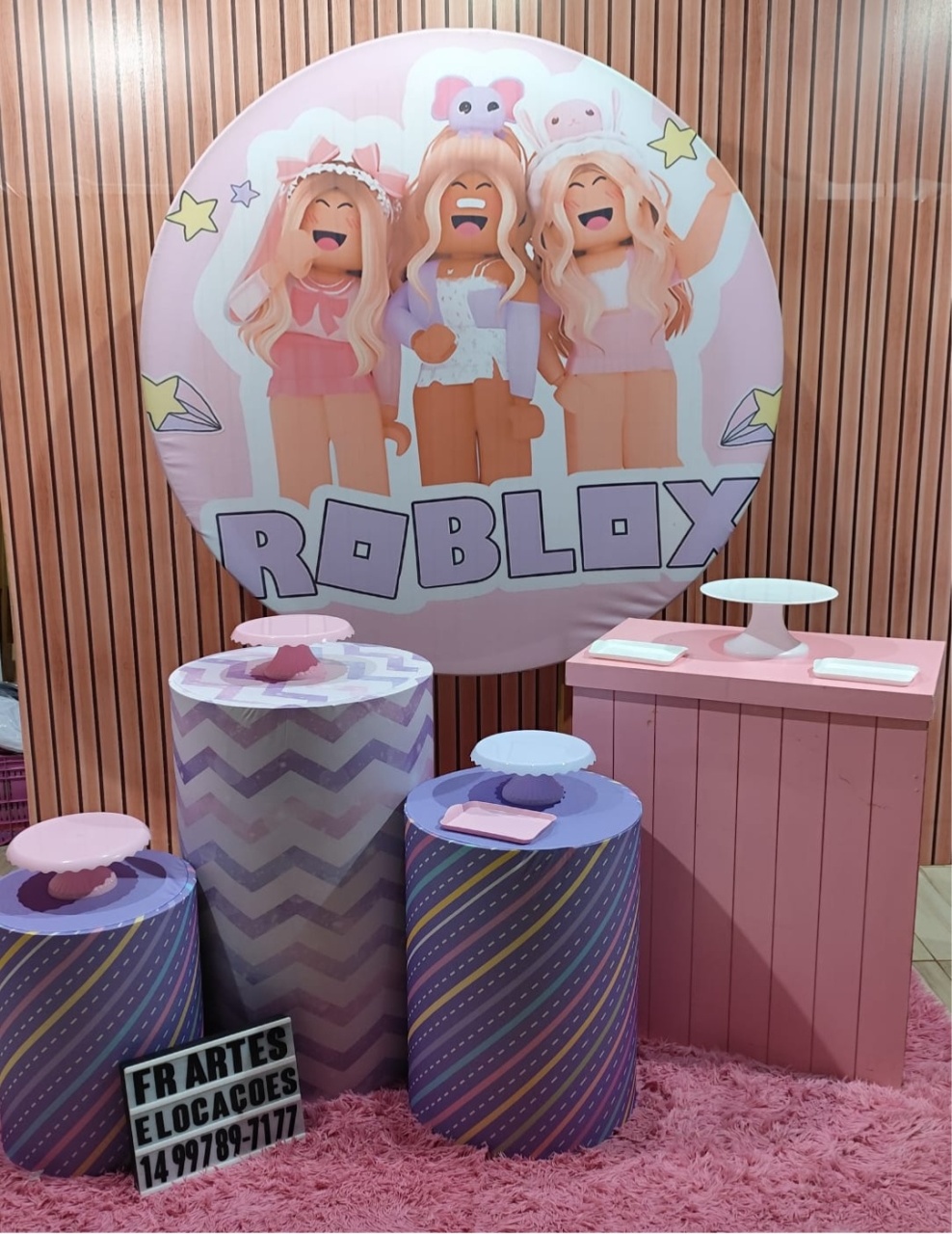 Roblox Rosa - Prata - FR artes