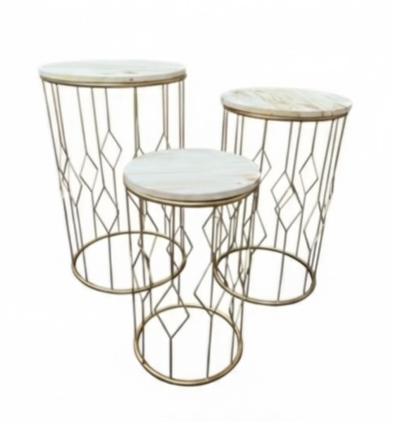 Trio de Cilindros Aramados - FR artes