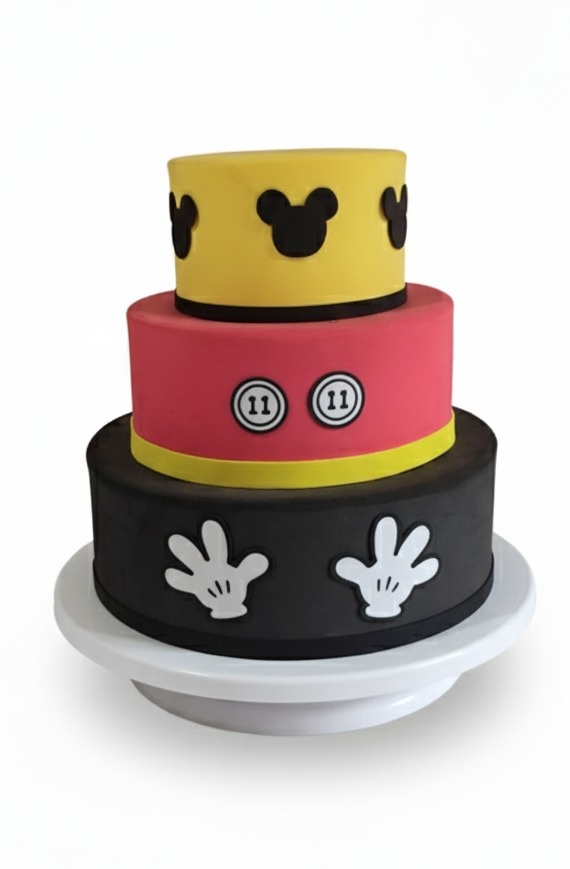 Bolo Fake Temático Mickey - FR artes