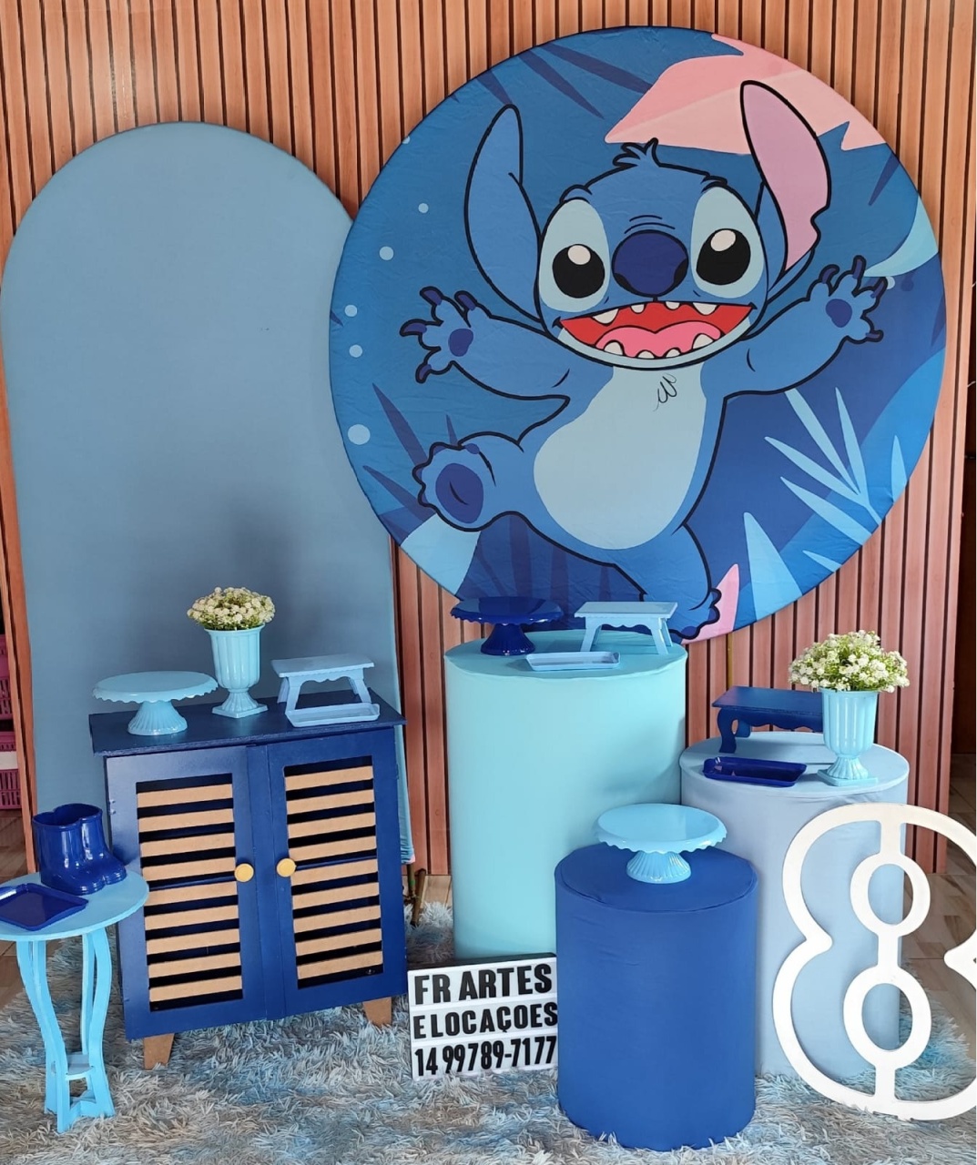 Stitch Azul 2 - Completo (Incluir Numero de Mdf) - FR artes