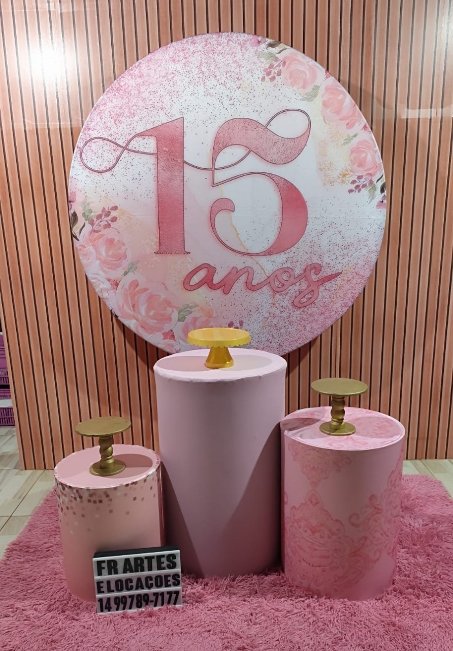 15 Anos Rosa -  Bronze - FR artes