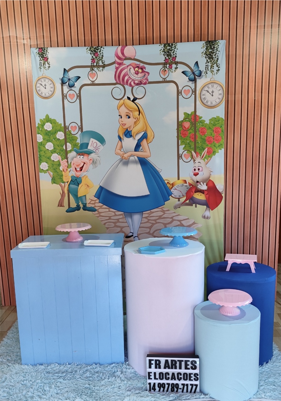 Alice No Pais das Maravilhas - Prata - FR artes