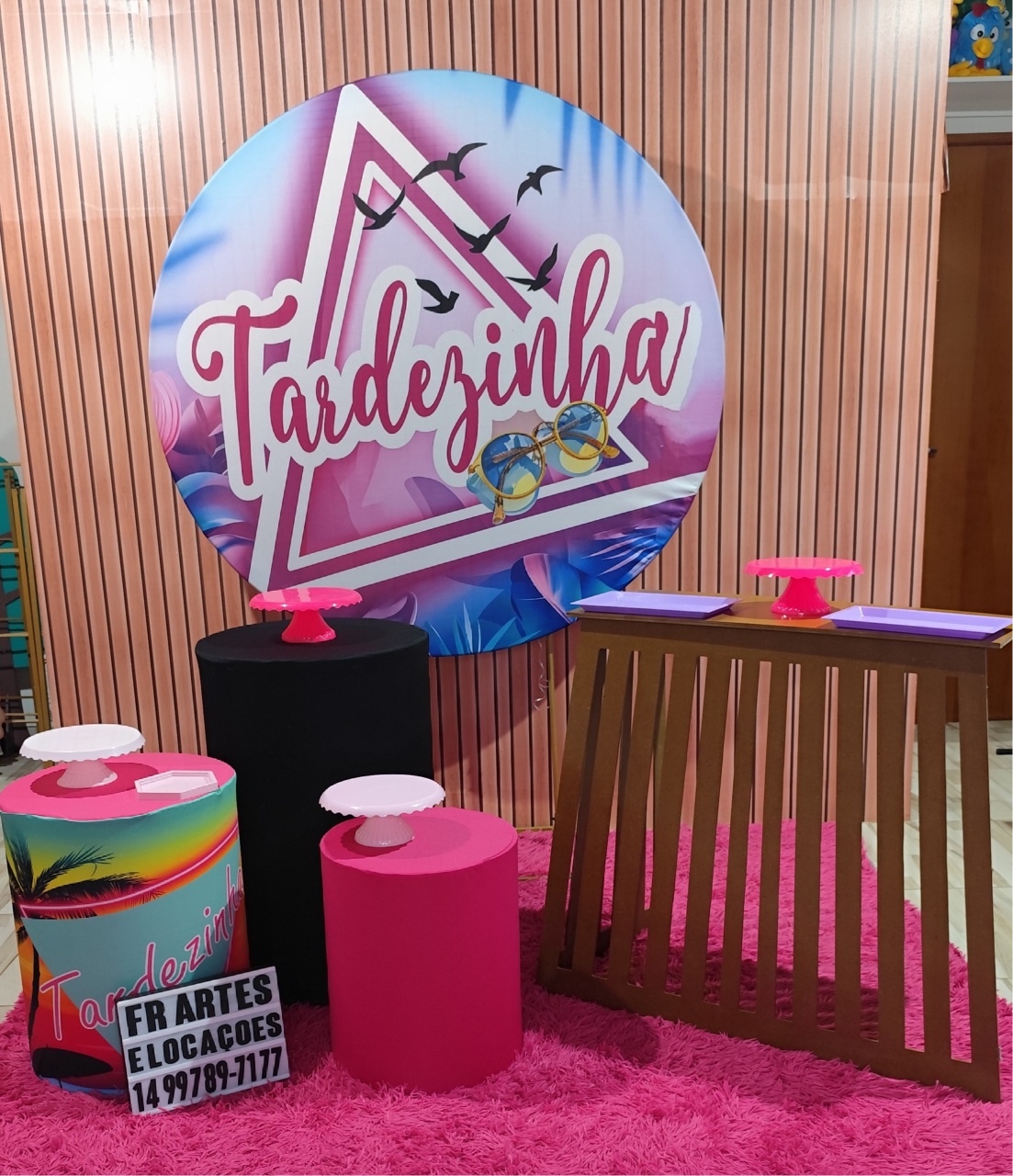 Tardezinha Rosa  - Prata - FR artes