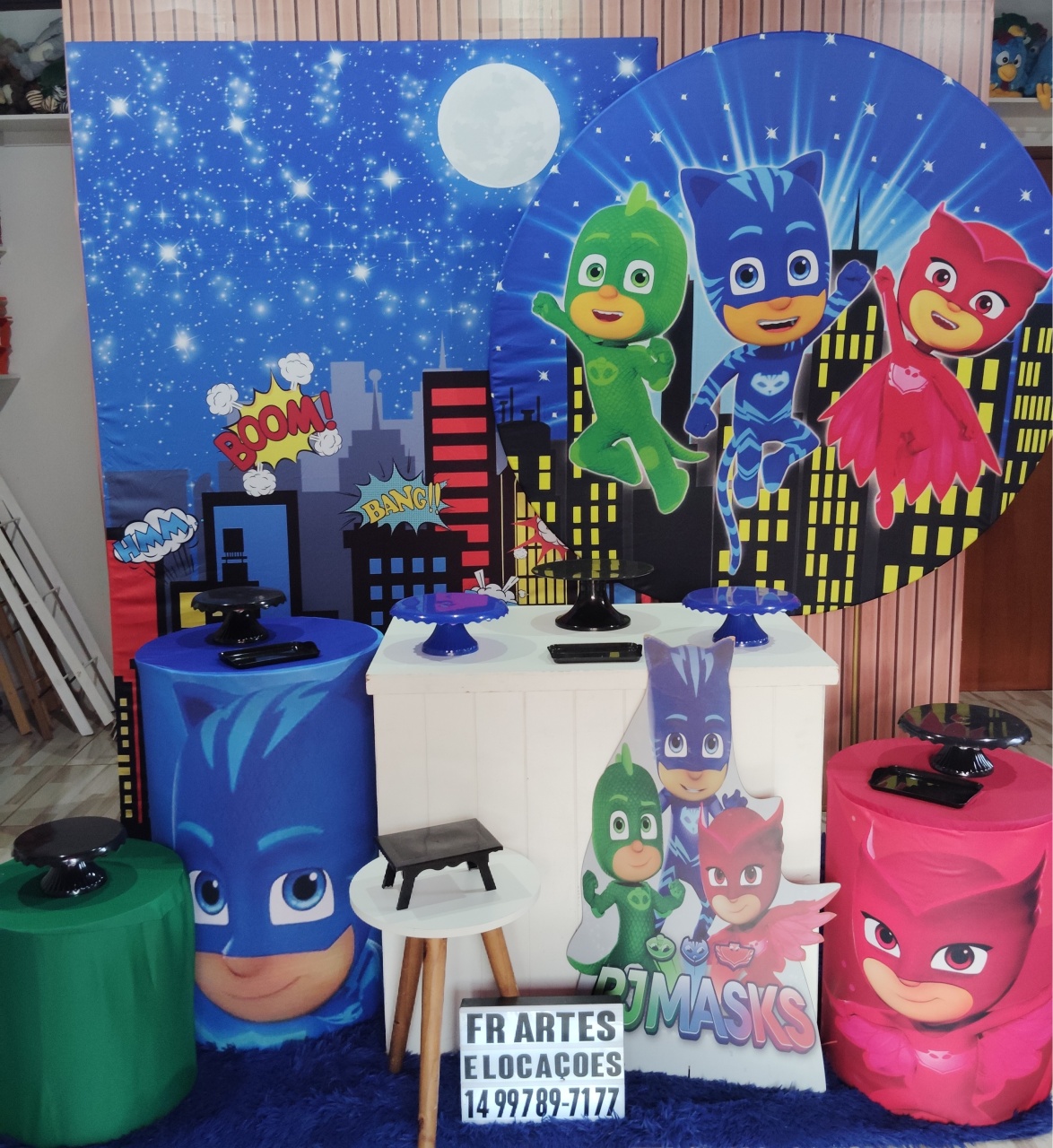 Pj Masks -  Completo (Incluir Quadrado Predio) - FR artes