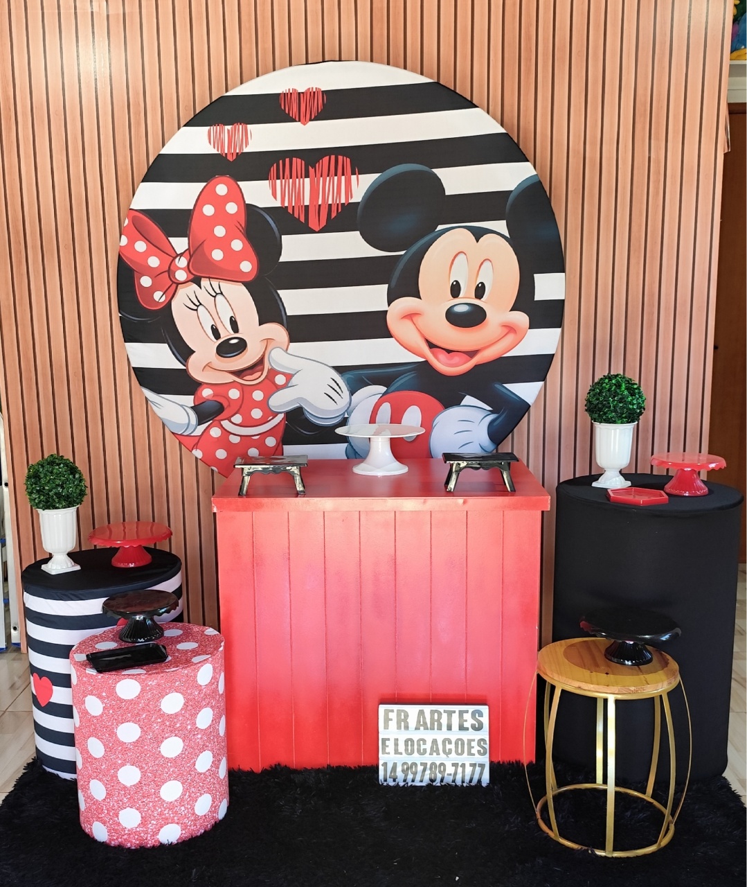 Minnie E Mickey -  Ouro - FR artes