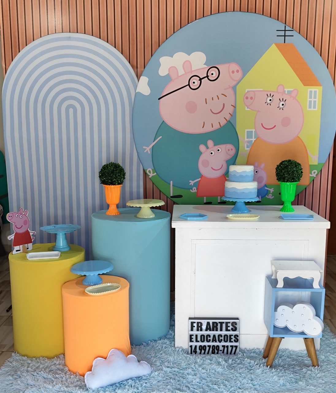 Peppa Pig -  Completo (Incluir Nuvem Feltro) - FR artes