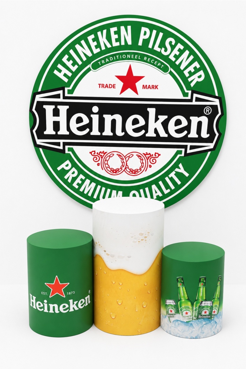 Jogo de Capa (Painel + Cilindros) Heineken - FR artes
