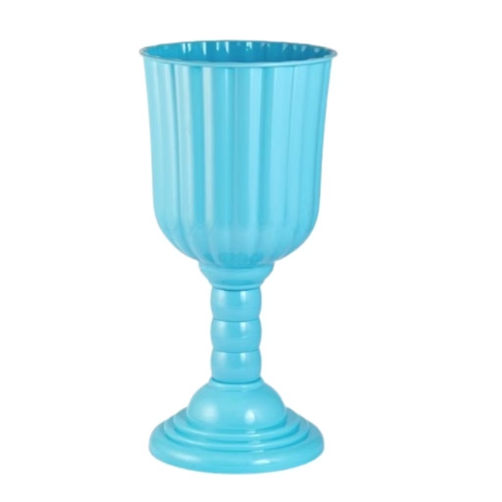 Vaso Grande Taça Azul Bebe - FR artes