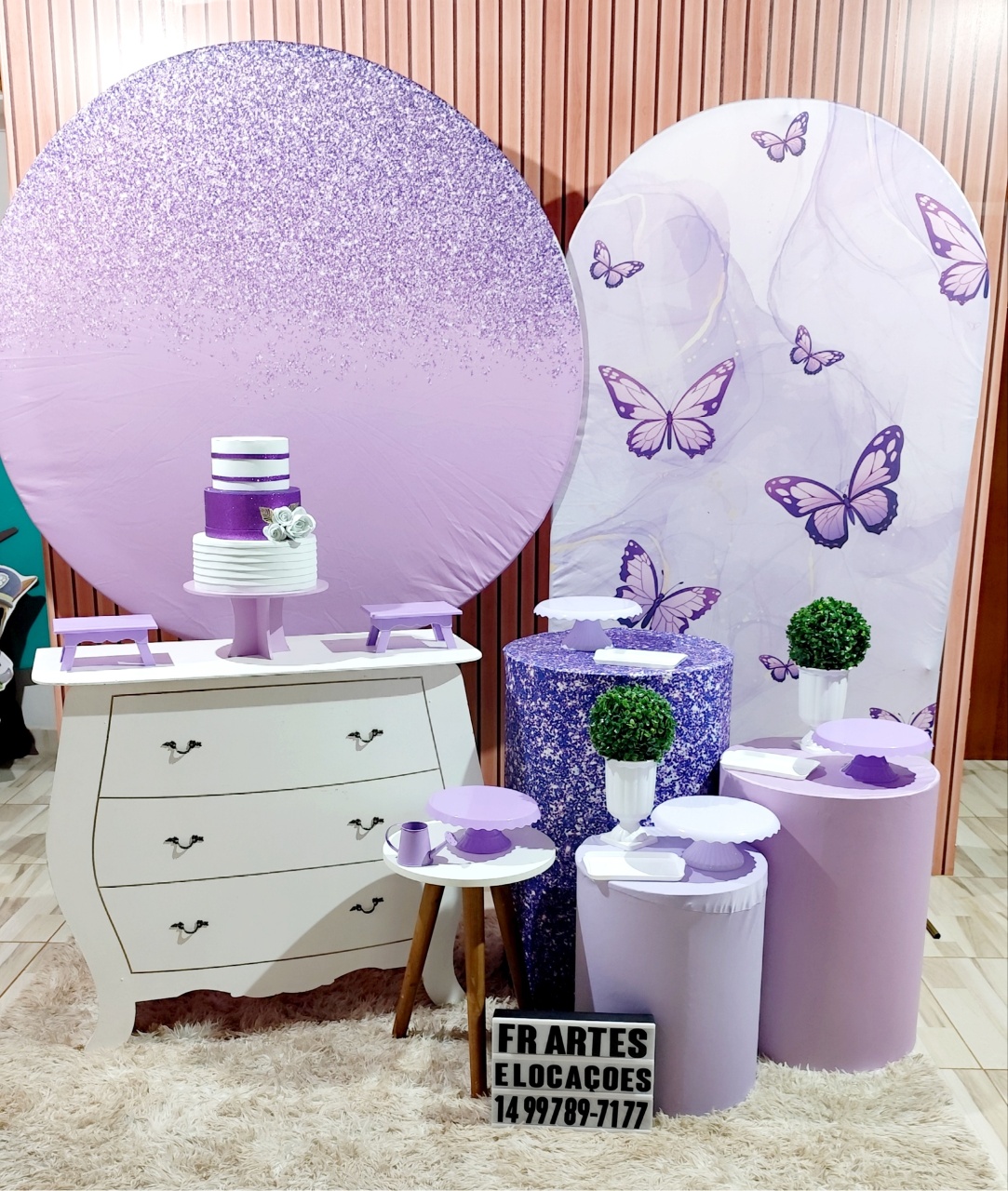 Glitter Lilas- Completo (Capa Romana Borboleta) - FR artes