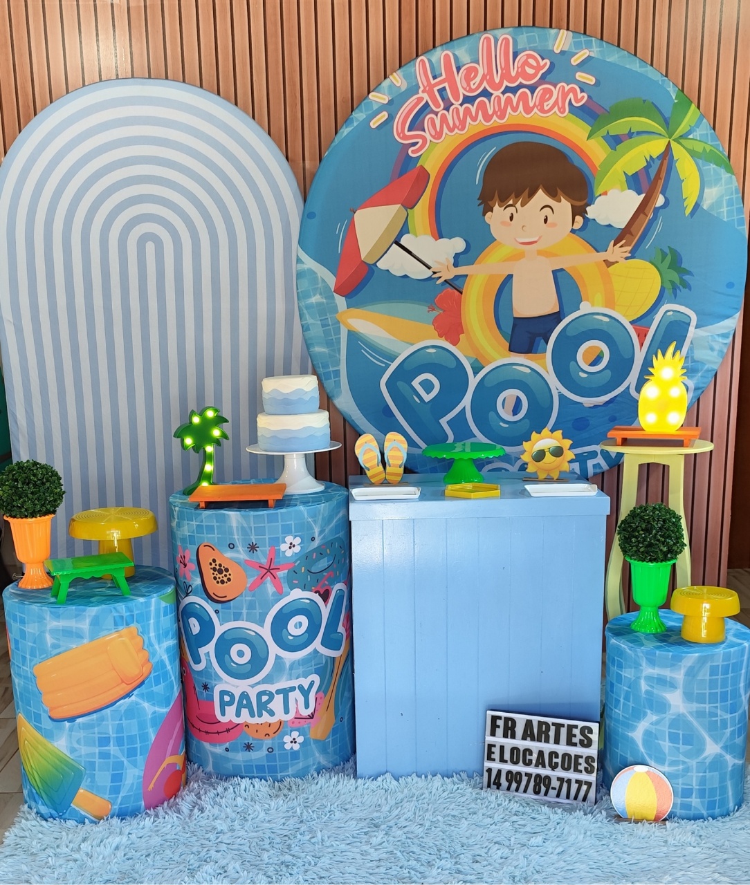 Pool Party Menino -  Completo - FR artes