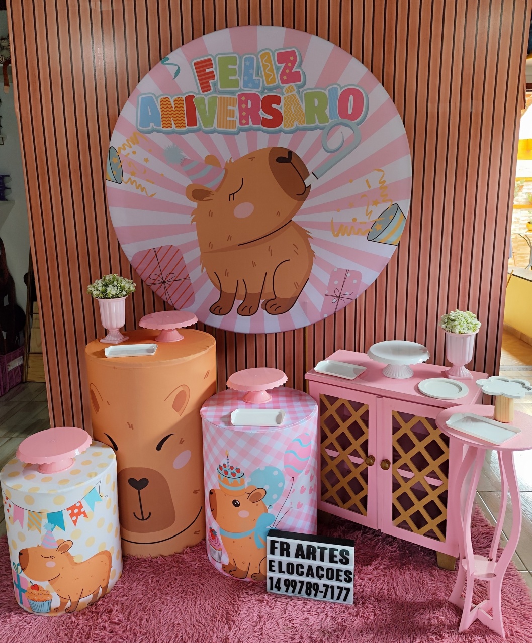 Capivara - Ouro - FR artes