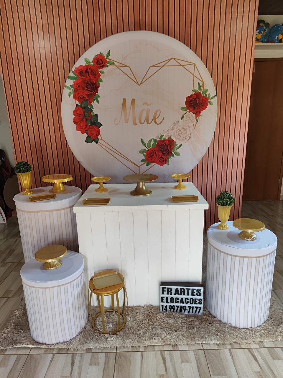 Mãe  - Ouro - FR artes