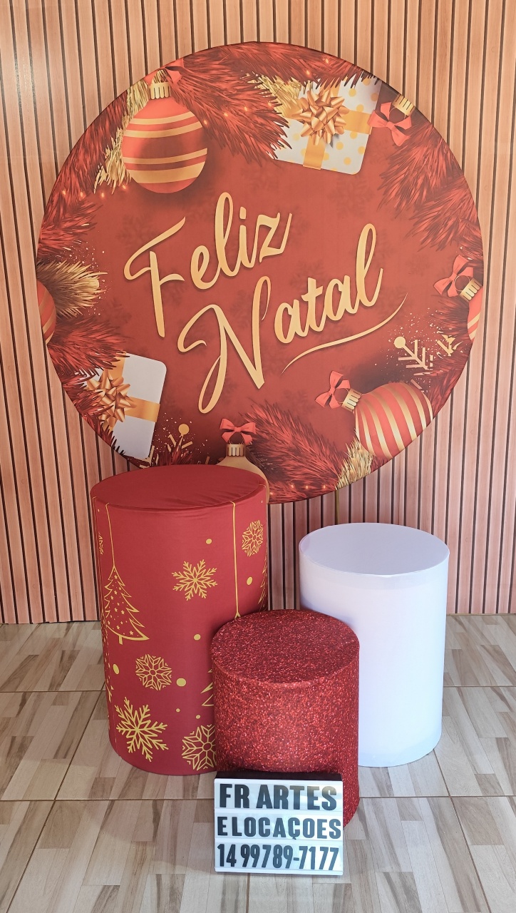 Jogo de Capa (Painel + Cilindros) Natal 1 - FR artes
