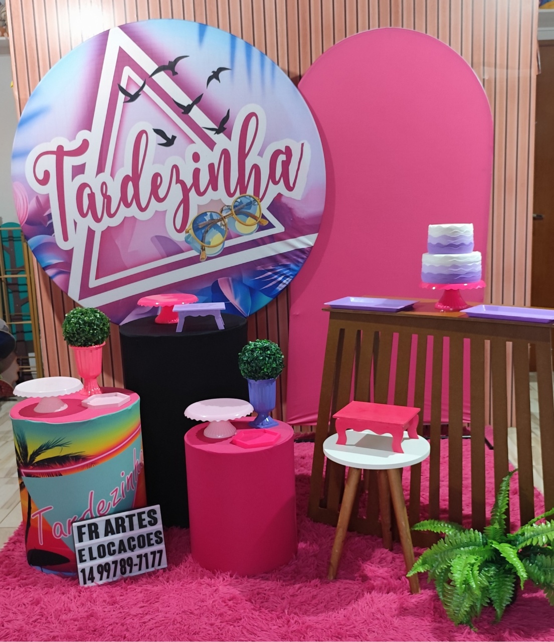 Tardezinha Rosa  - Completo (Incluir Samambaia) - FR artes