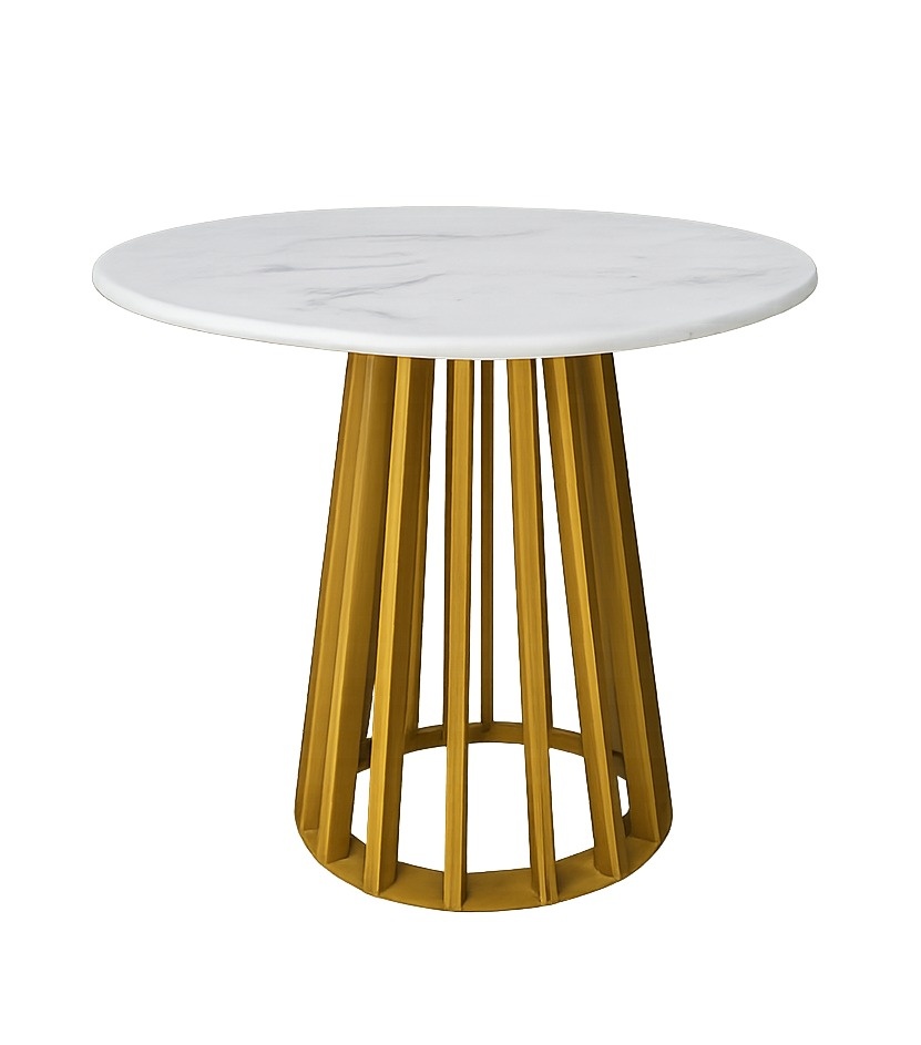 Mesa Ripada Tampo Branco  - Minifestaliv 