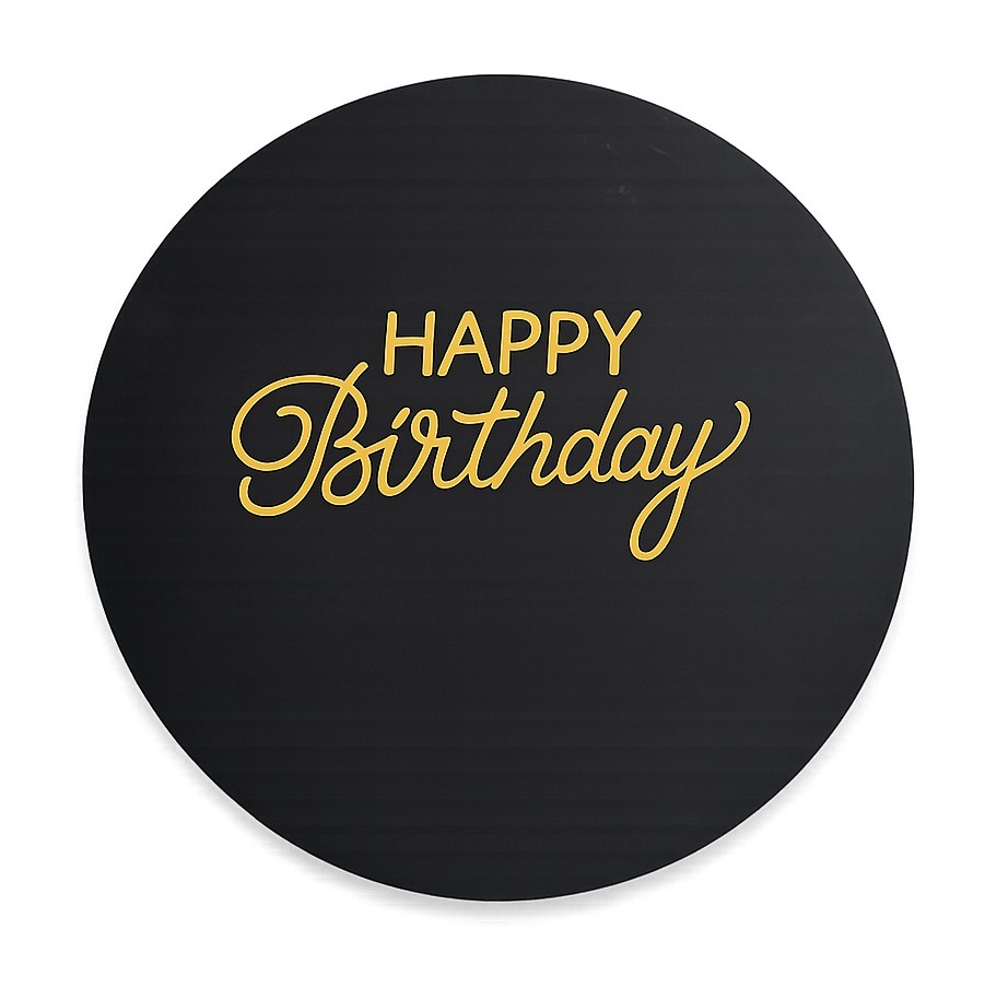Happybirthday Preto (Capa) - Minifestaliv 
