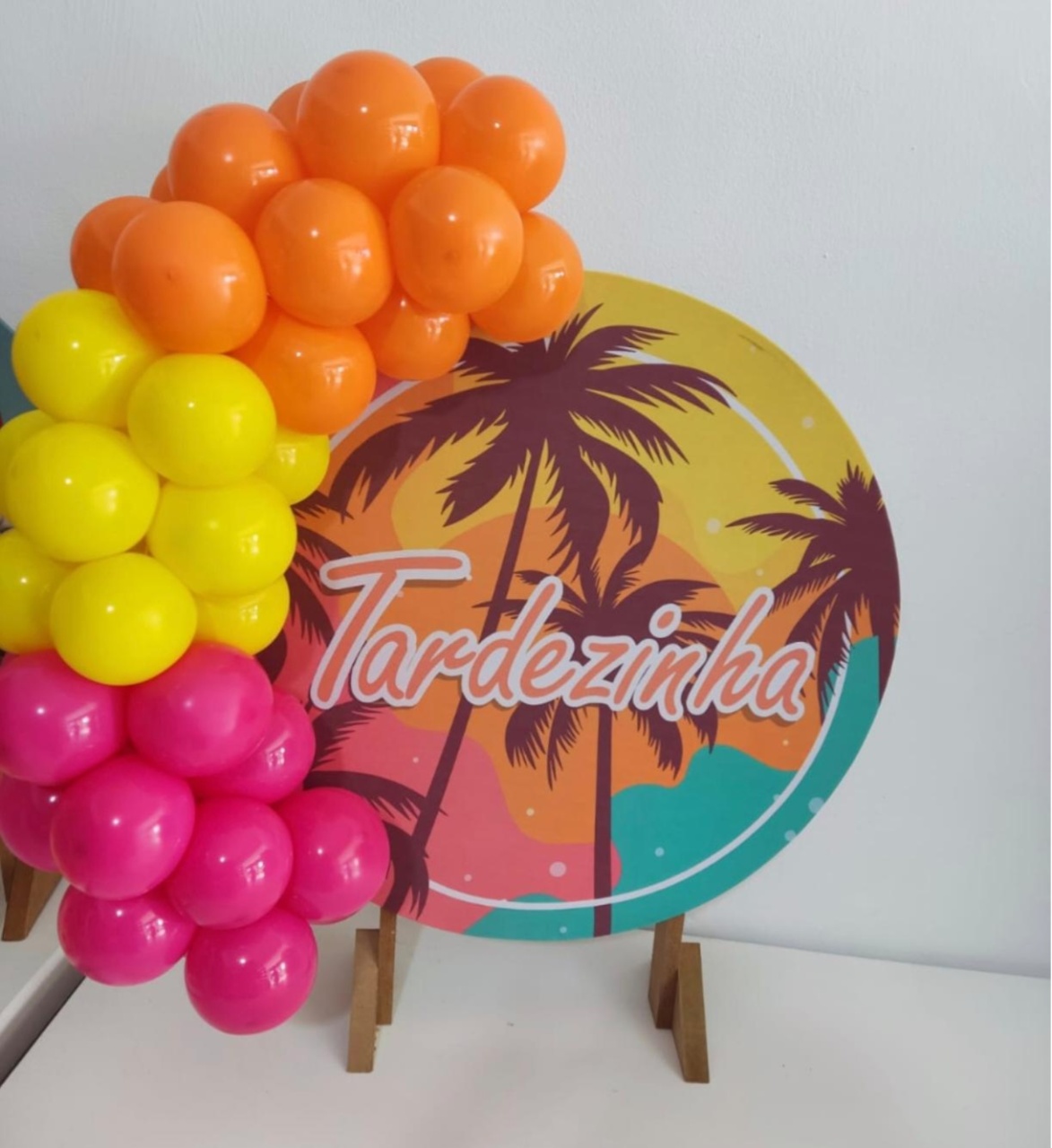 Painel Tardizinha Com Balões - Minifestaliv 