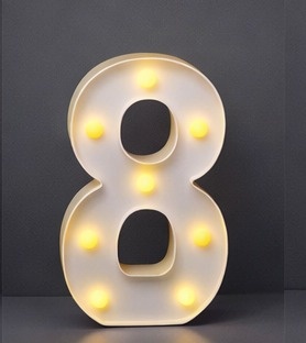 Led 8 de Mesa  - Minifestaliv 
