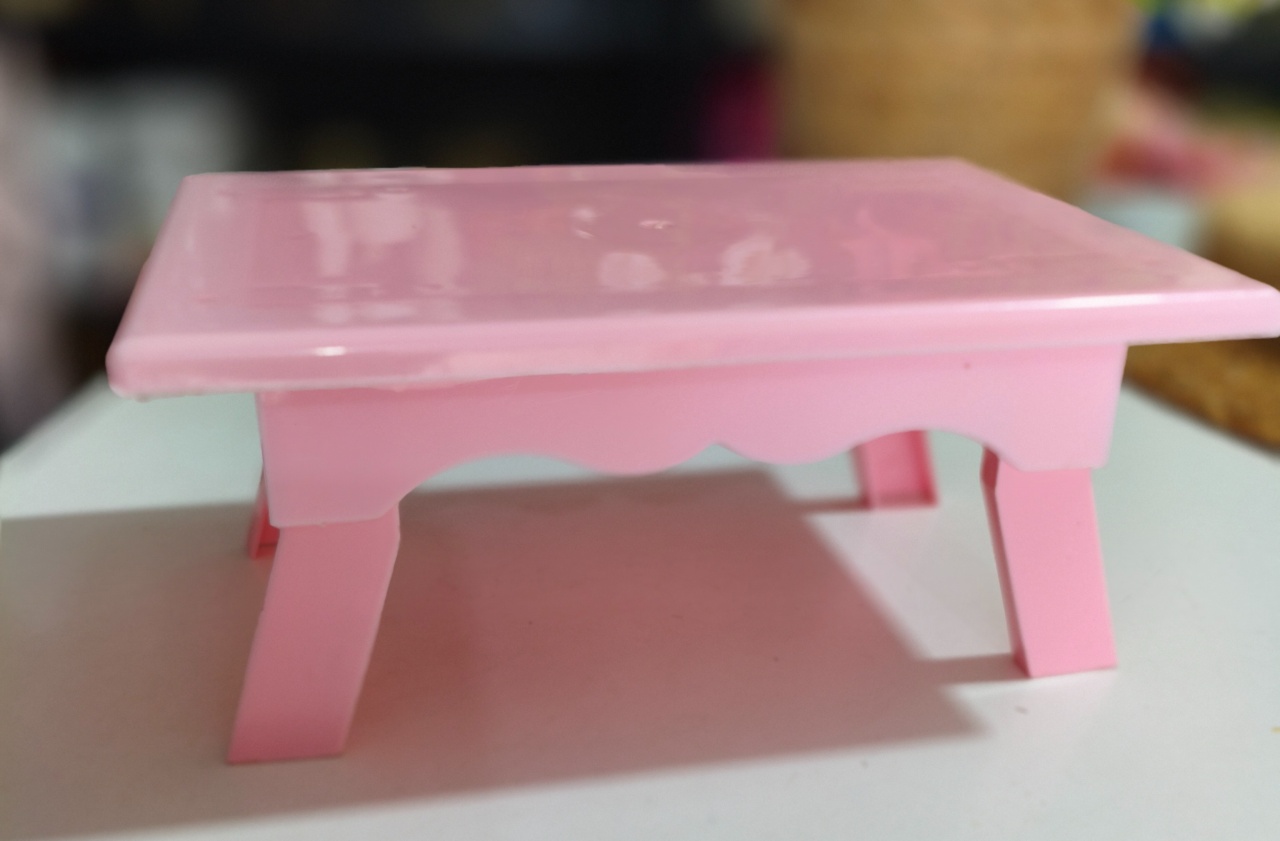 Bandeja Mesinha Rosa Bebê  - Minifestaliv 