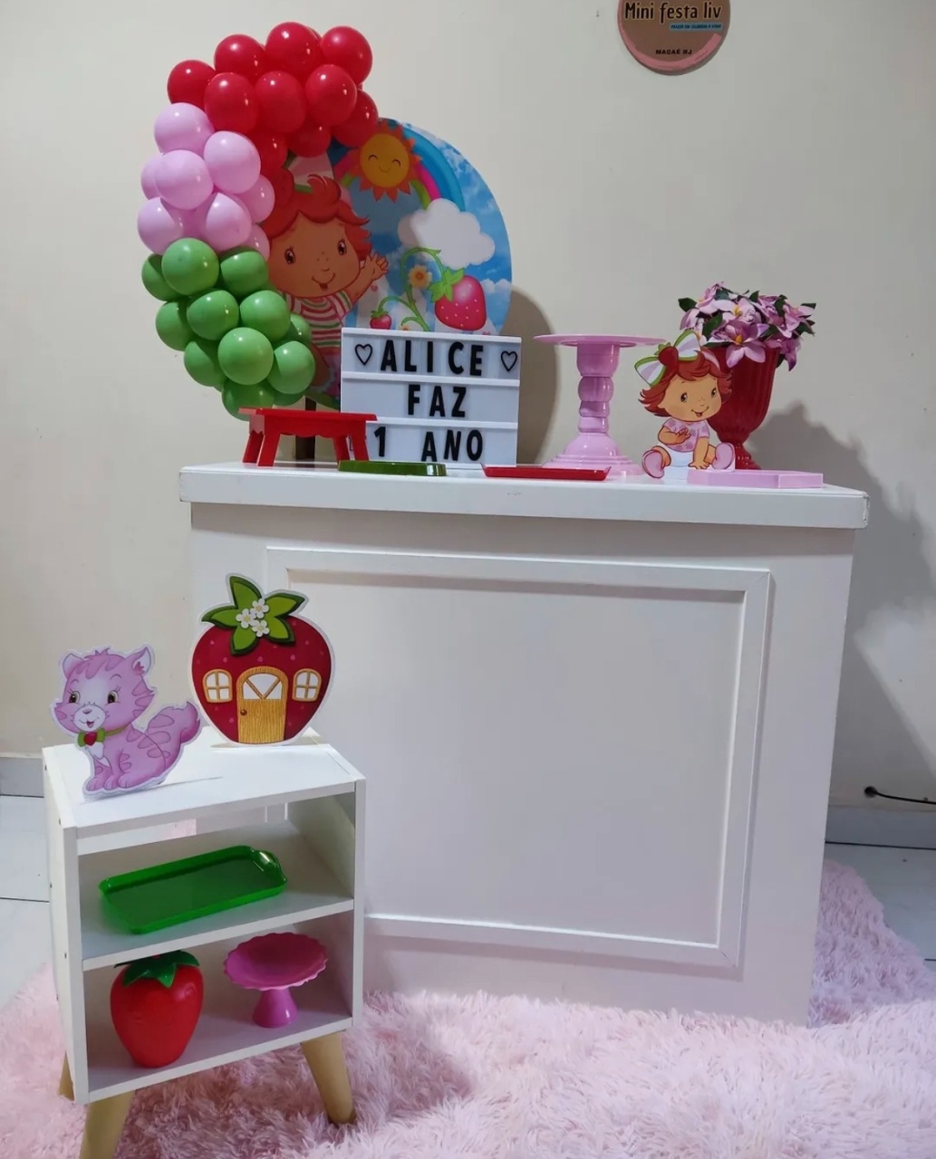Kit Moranguinho Baby 1  - Minifestaliv 