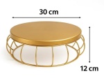 Boleira Ferro Dourada G - imagem 1