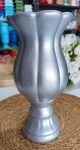 Vaso Cerâmica Prata G - imagem 2