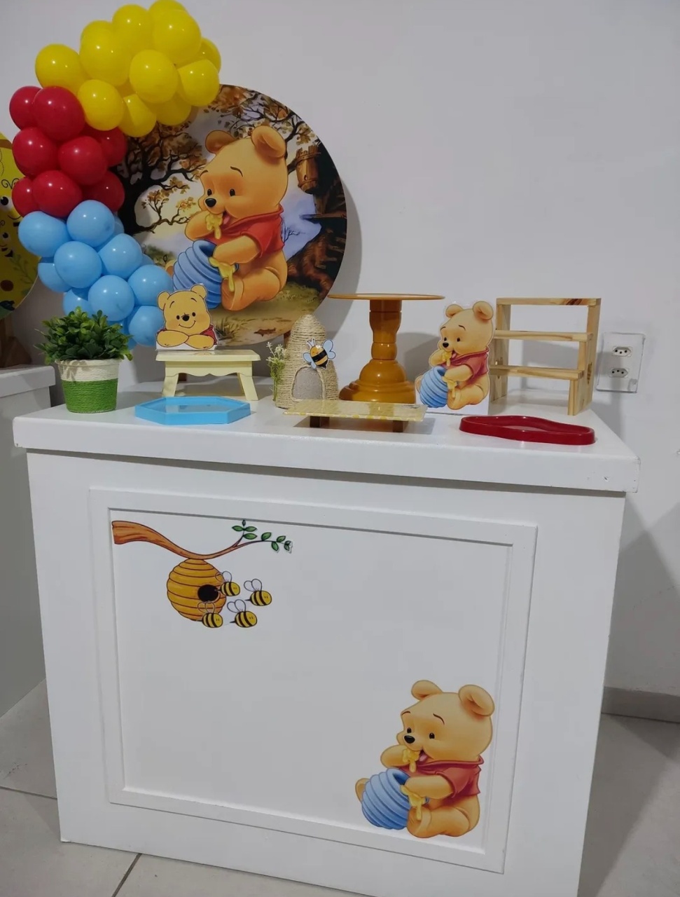 Kit Básico Ursinho Pooh - Minifestaliv 