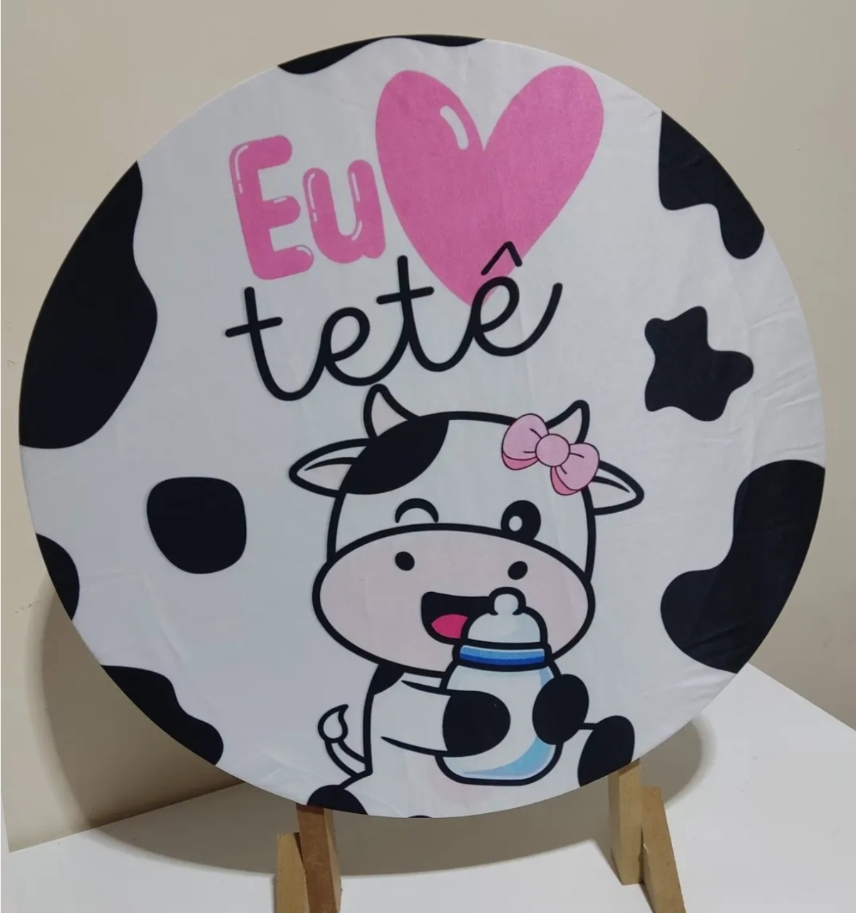 Eu Amo Tetê Coração Rosa - Minifestaliv 