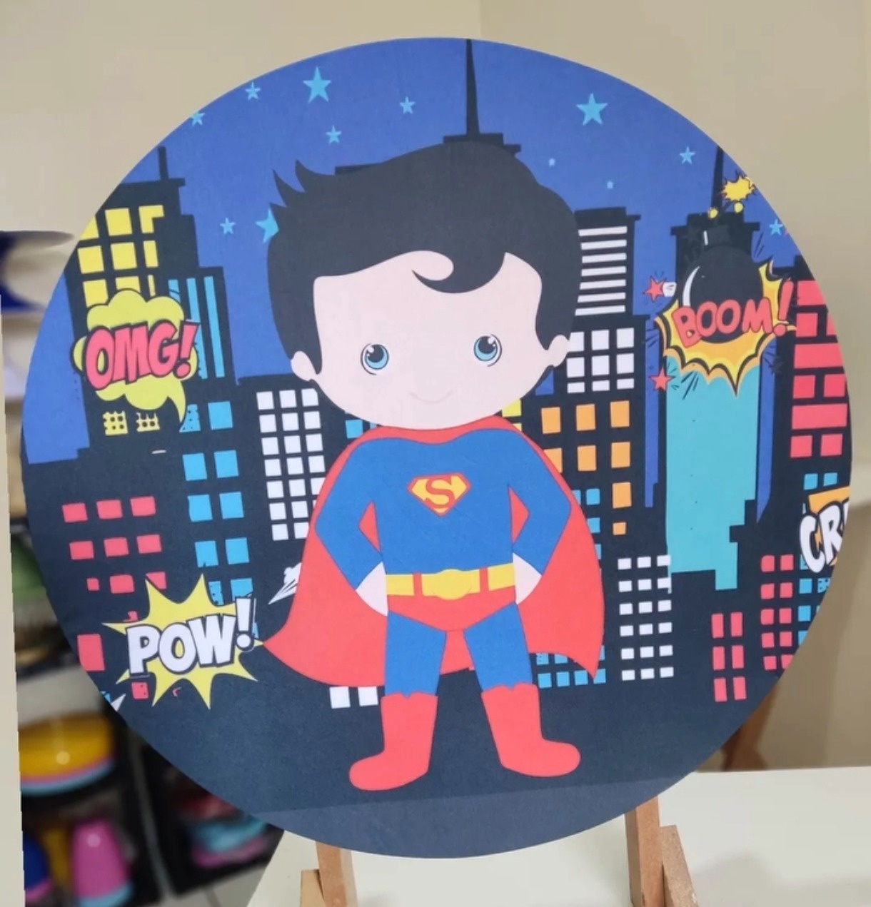 Super Homem Baby (Capa) - Minifestaliv 