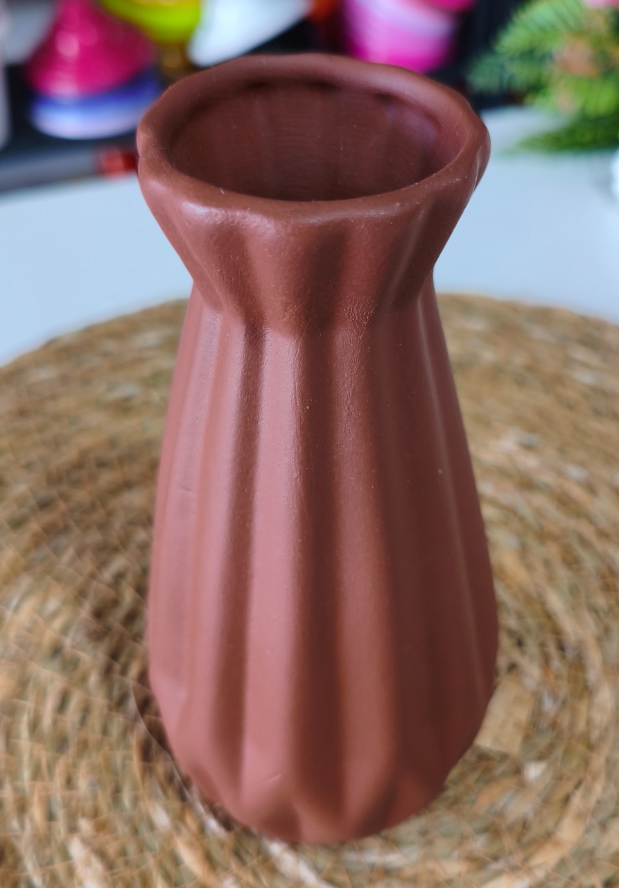 Vaso P Terracota de Gesso  - Minifestaliv 
