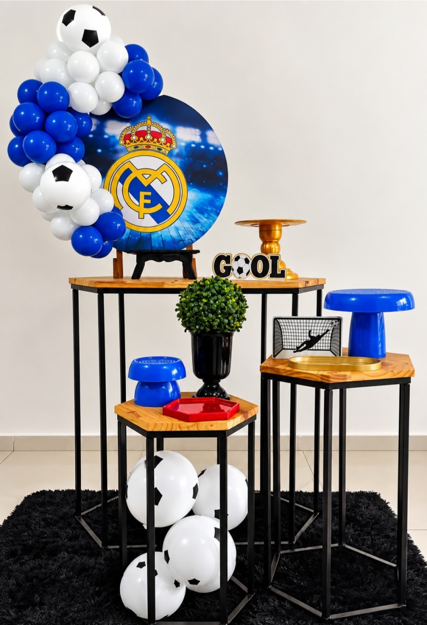 Kit Futebol Real Madrid - Minifestaliv 