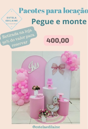 Patinha Rosa 3 - Estela Edilaine Pegue e monte 