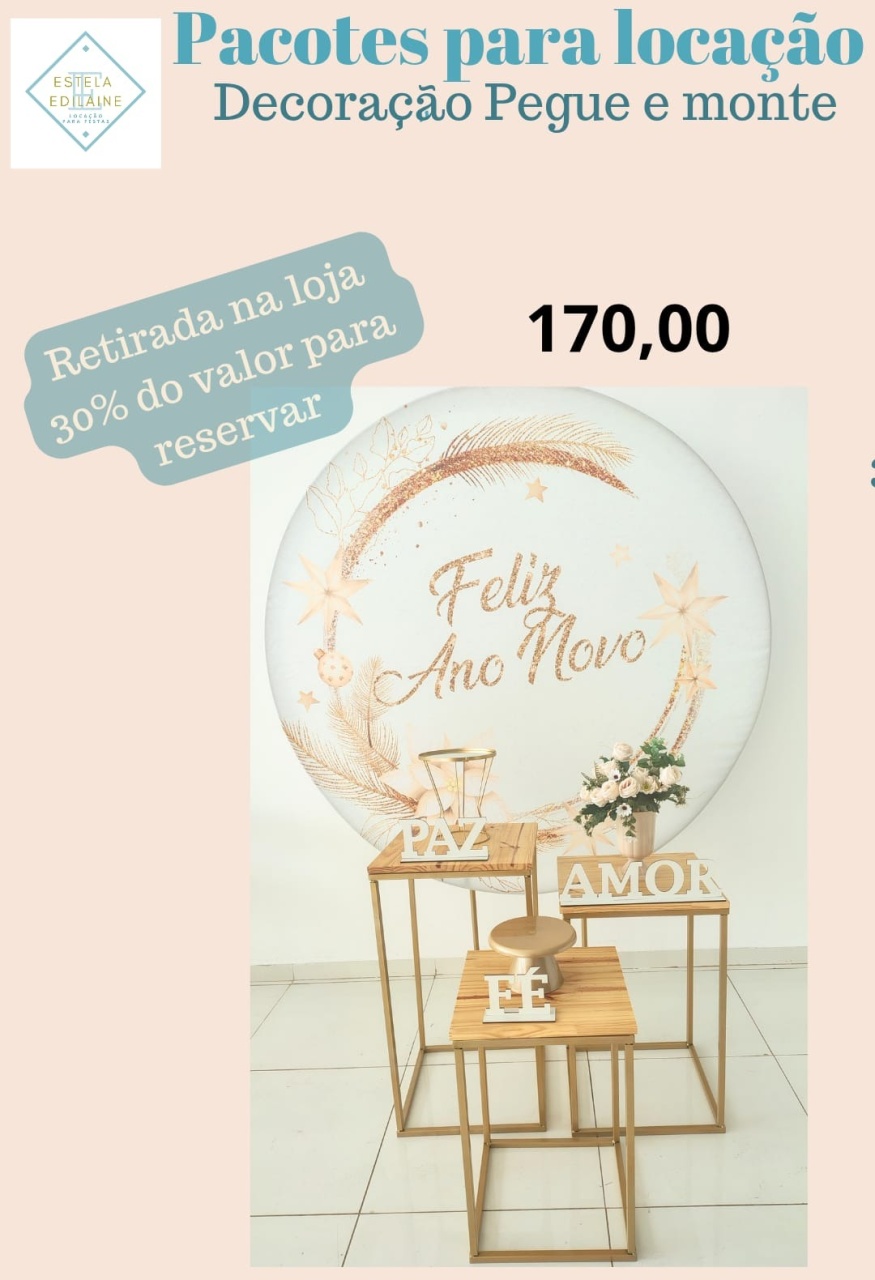Ano Novo 35 Indisponível  - Estela Edilaine Pegue e monte 