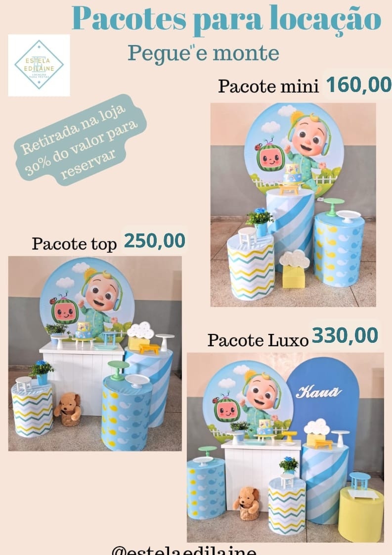 Cocomelon - Estela Edilaine Pegue e monte 