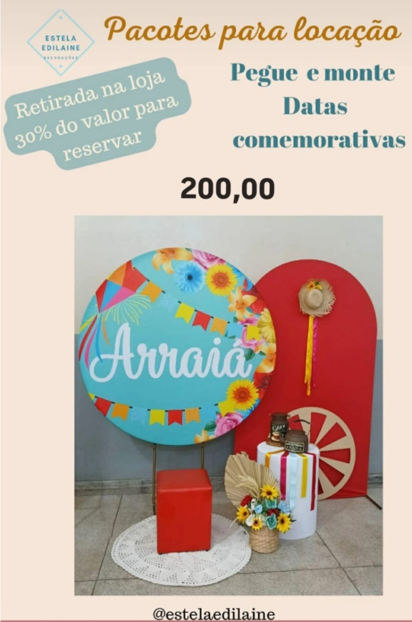 Festa Junina 6 - Estela Edilaine Pegue e monte 